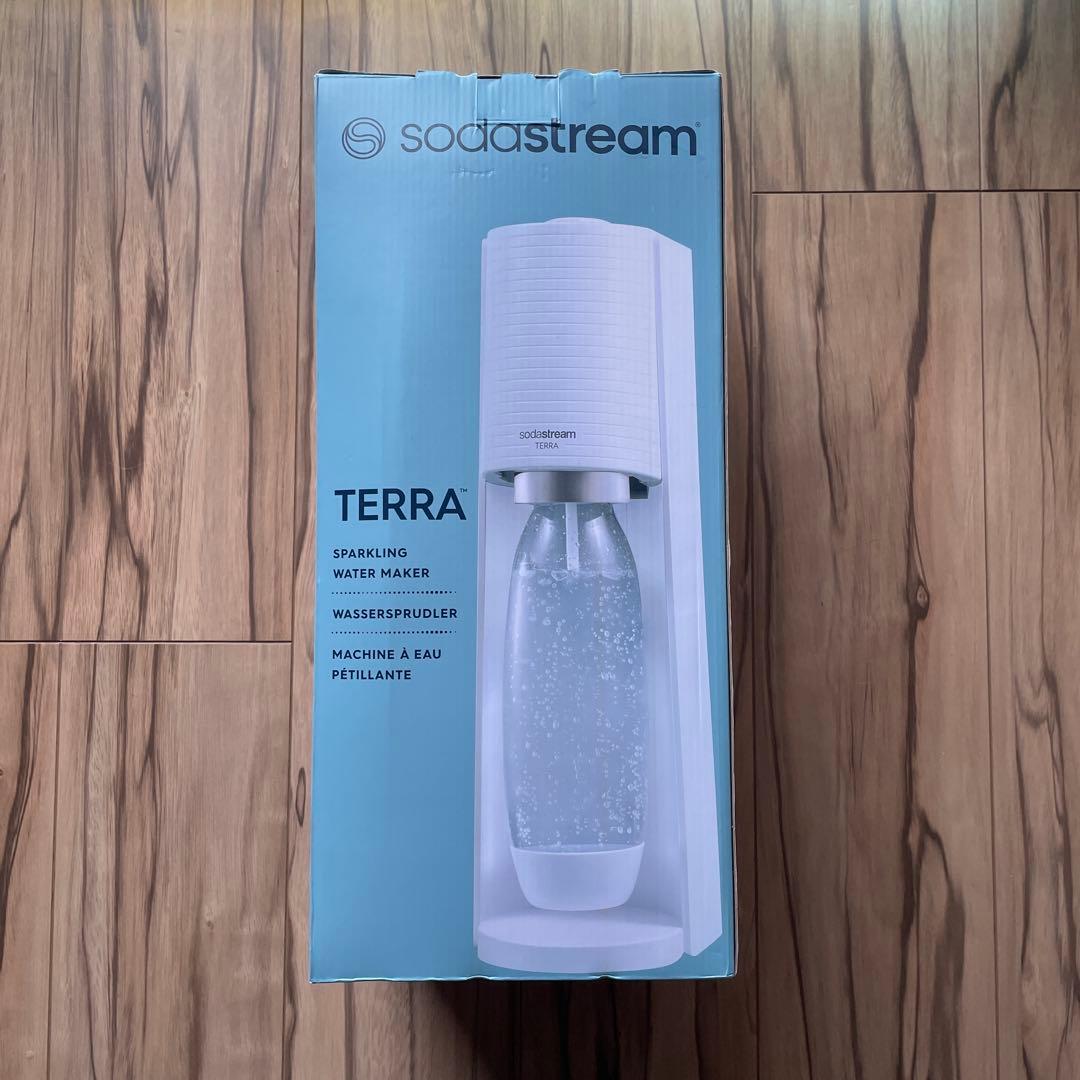 【新品未使用】SodaStream TERRA 炭酸水メーカー ホワイト