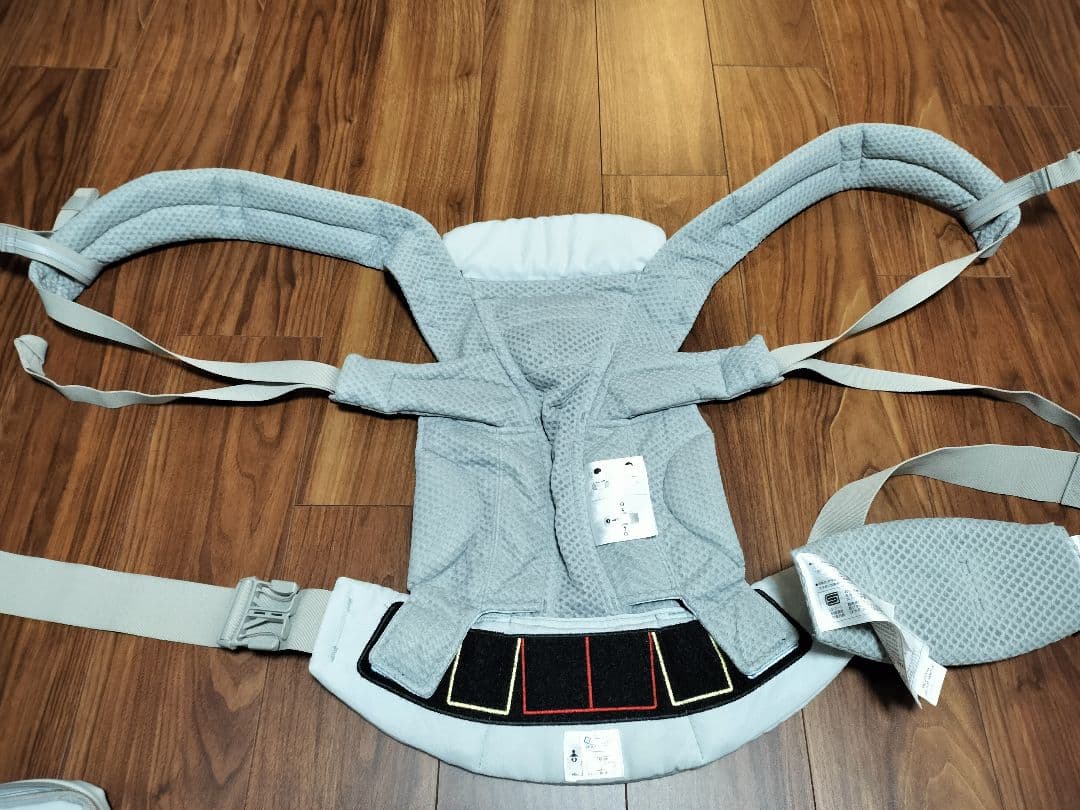 【正規品】エルゴベビー　オムニブリーズ　パールグレー　抱っこ紐【検品印あり】