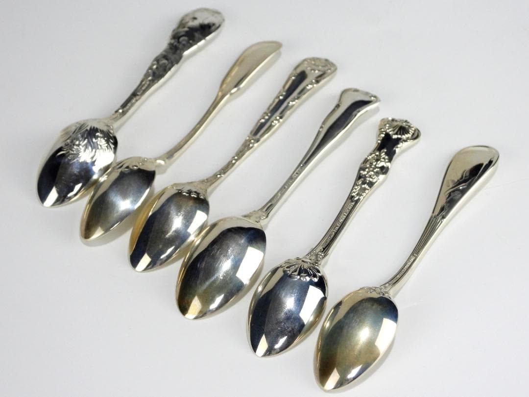 ティファニー STERLING刻印 スプーン×6本セット TIFFANY 銀製