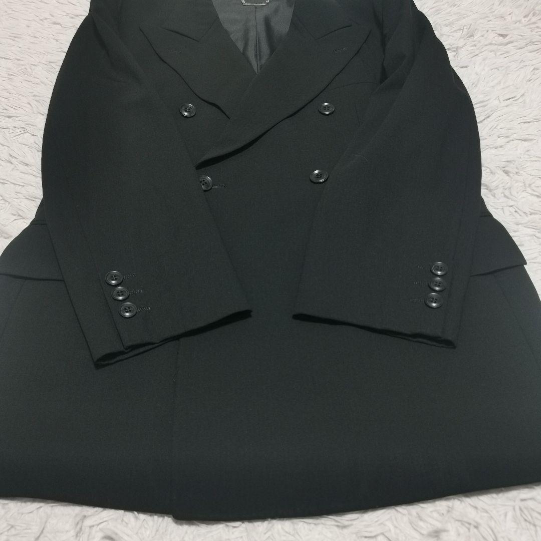 YOSHIYUKI KONISHI ダブル セットアップ スーツ 黒 　 LL