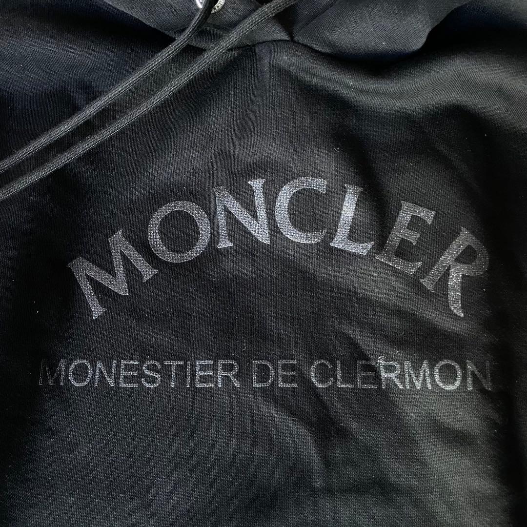 美品/23年式★モンクレール　FELPA パーカー　裏起毛　メンズ　黒　M