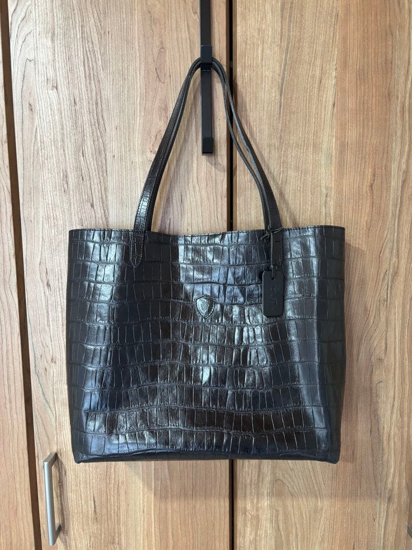 最終値下美品 Felisi フェリージクロコレザー 15/50/SAトートバッグ