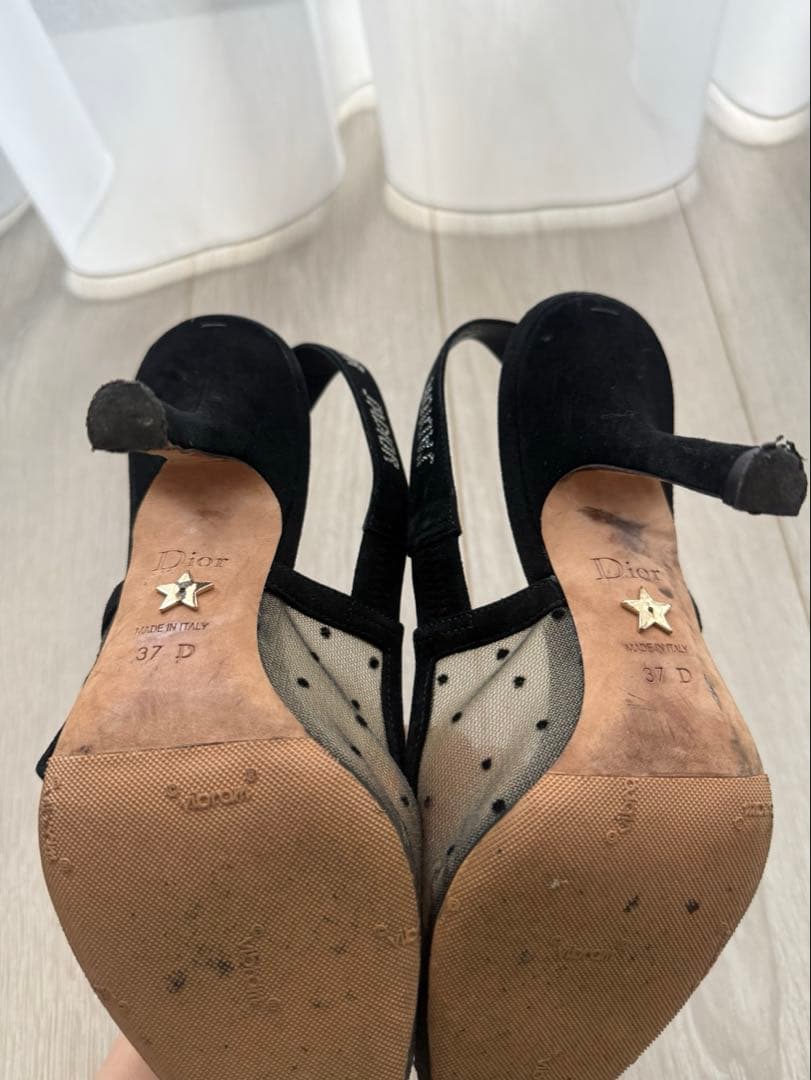 Christian Dior パンプス　メッシュ