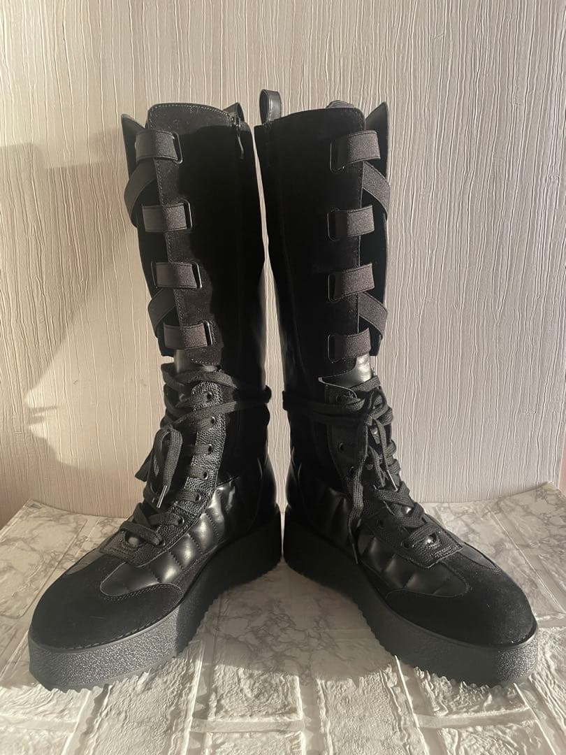 SLY スライ PLATFORM SNEAKER ブーツ BLK ロングブーツL