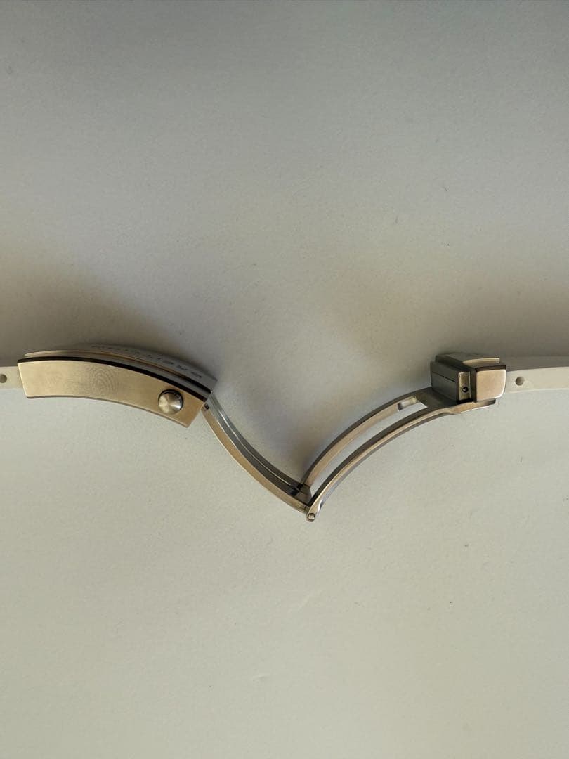 BREITLING ブライトリング 純正Dバックル＋純正ホワイトラバーベルト