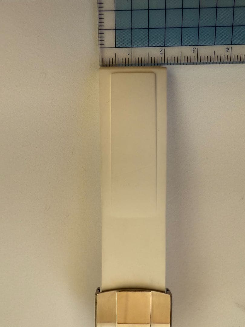 BREITLING ブライトリング 純正Dバックル＋純正ホワイトラバーベルト