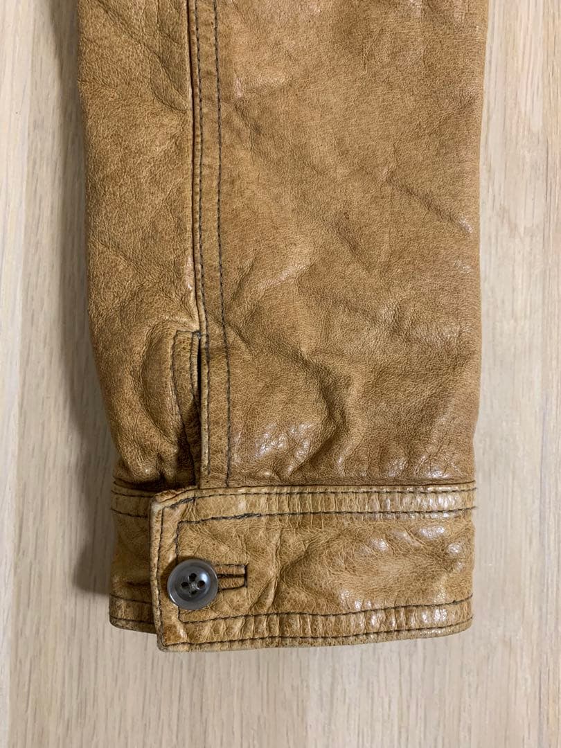 TORNADO MART 00s ファー レザージャケット fur jacket