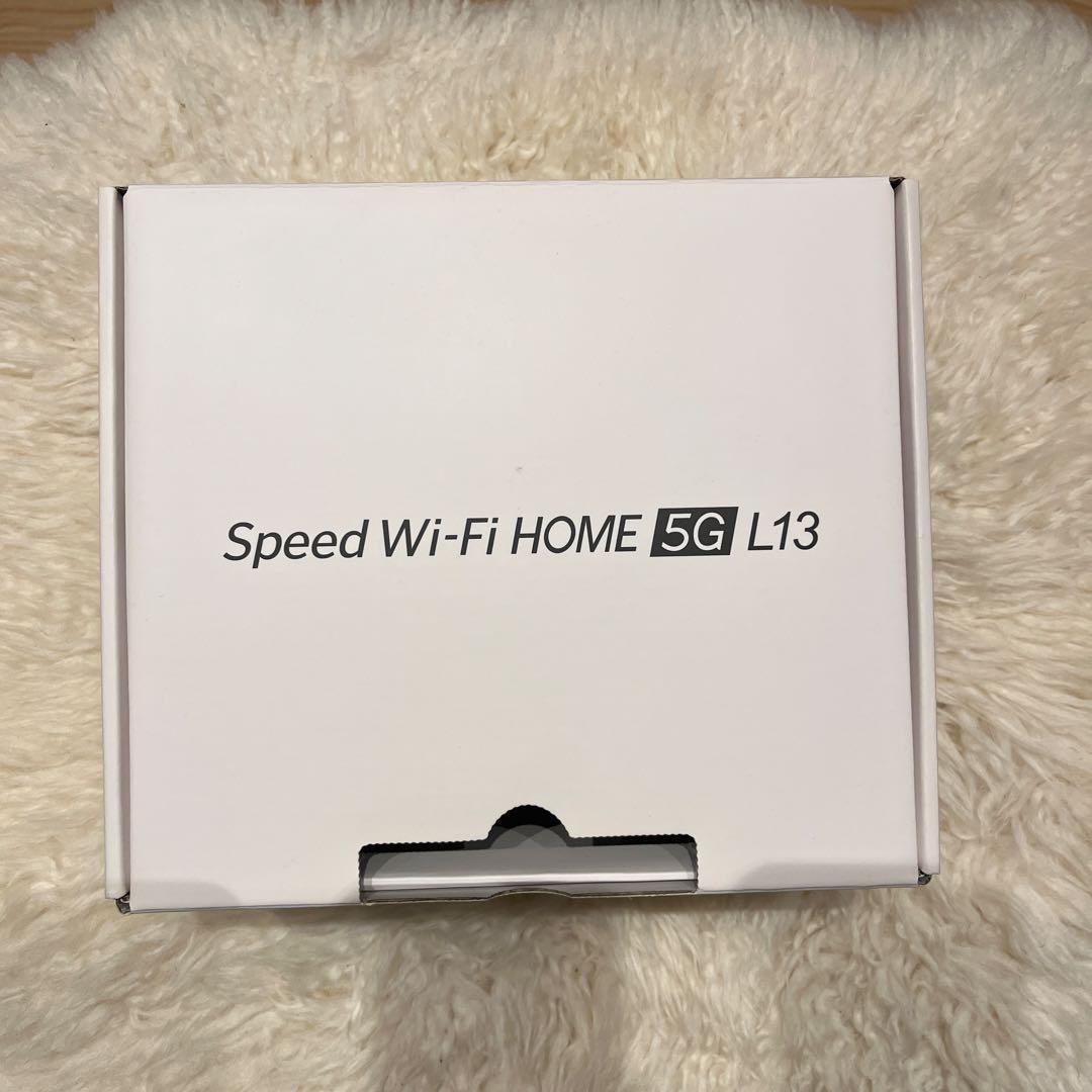 Speed WiFi  5G L13 ホワイト