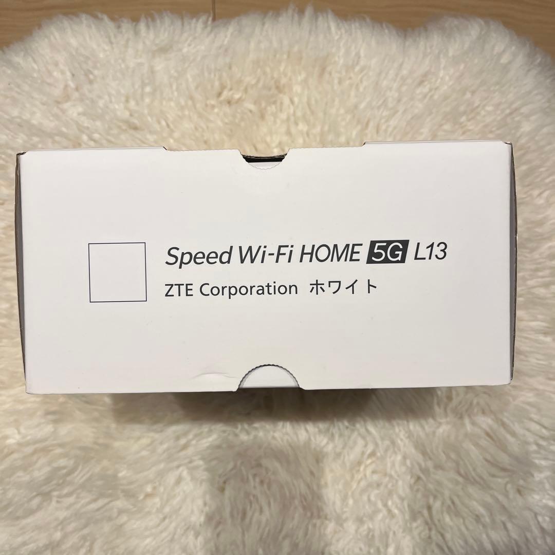 Speed WiFi  5G L13 ホワイト