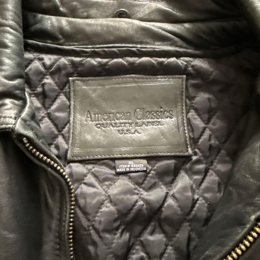 American Classics レザージャケット/レザーブルゾン　XL