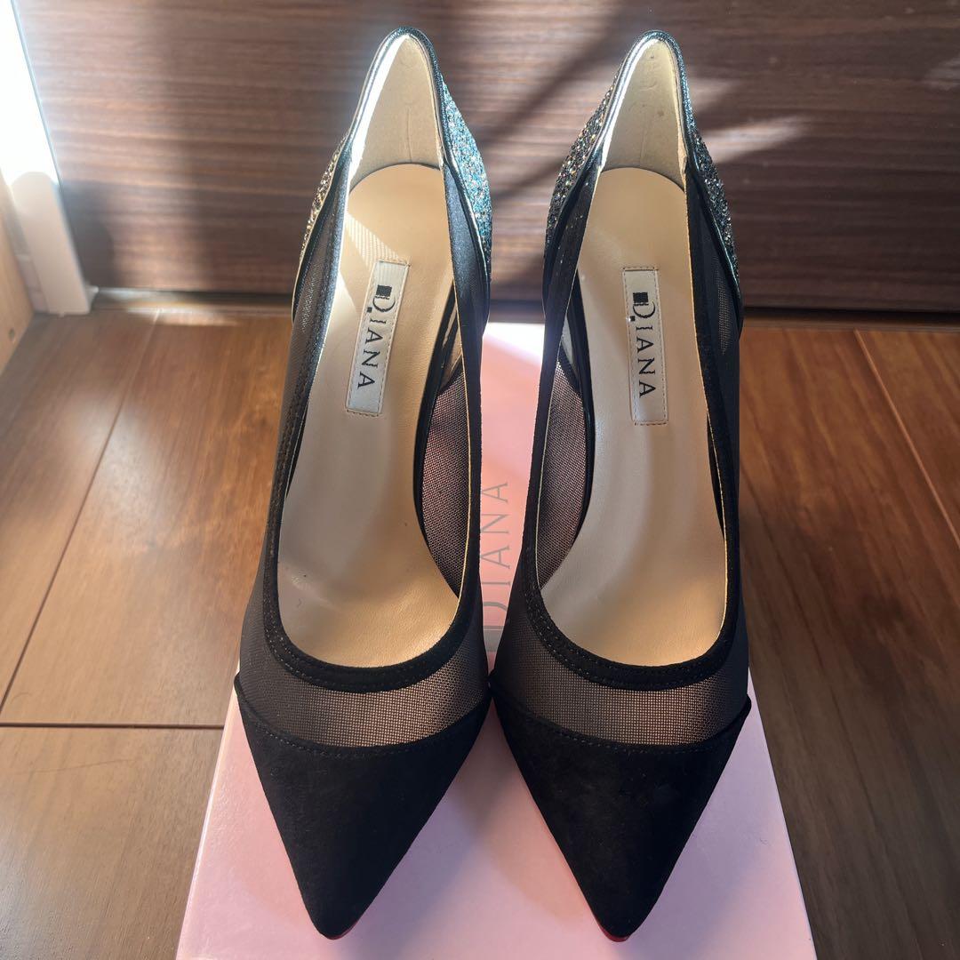 DIANA 23.5cmブラック ハイヒール TS19229