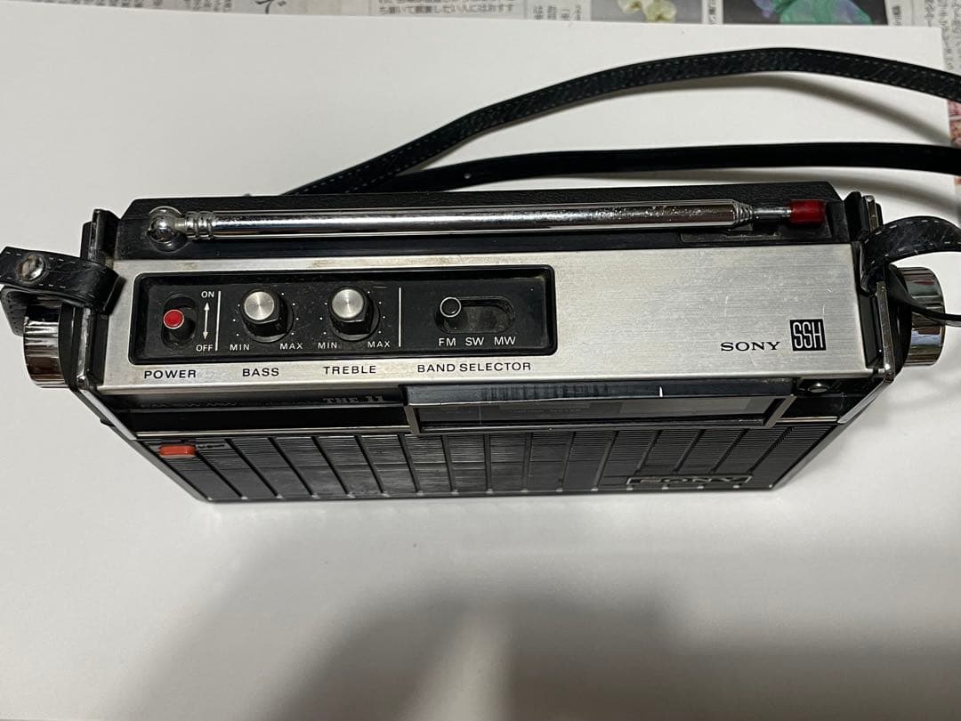 SONY THE 11 ICF-1100 ラジオ カバー　単二電池付き