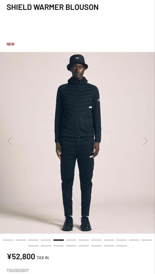 r*9様 TFW49 SHIELD WARMER BLOUSON 黒　Lサイズ