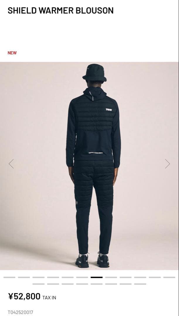 r*9様 TFW49 SHIELD WARMER BLOUSON 黒　Lサイズ