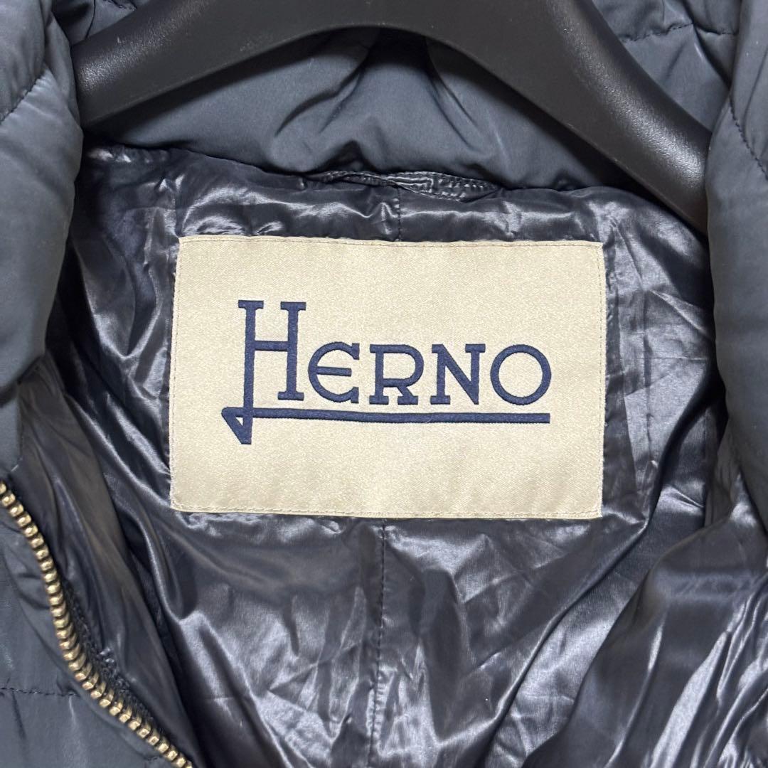 ✨️極美品 ヘルノ ロング丈 ダウンコート ポーラテック 44 XL 2WAY