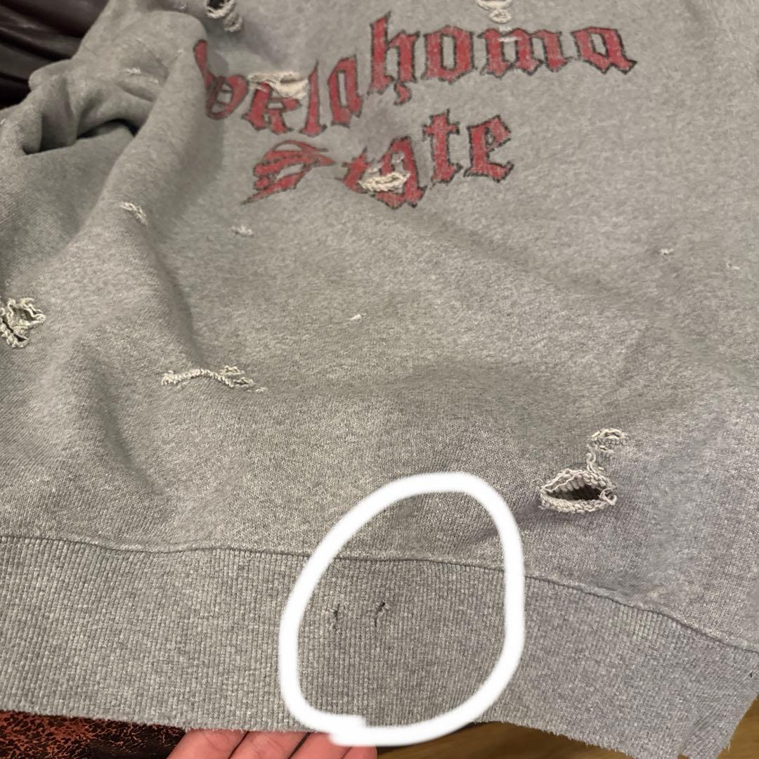 浜田雅功着用　FREAK’S STORE ダメージスウェット