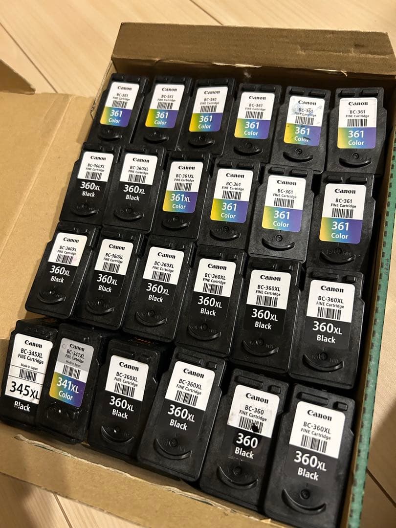 『使用済み』BC360-XL、BC361＋BC341、BC345