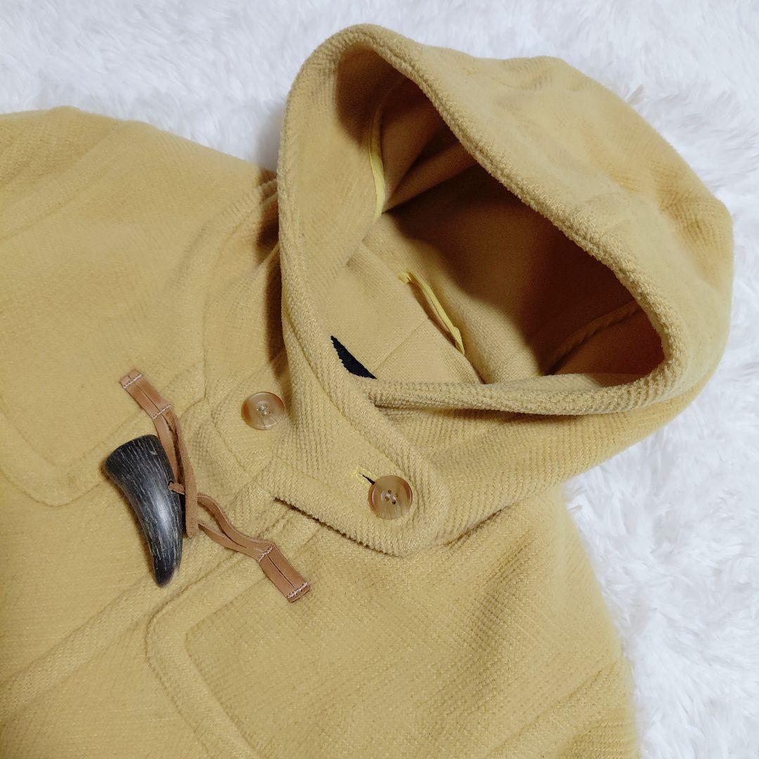 オールドイングランド　ダッフルコート　ヘリンボーン　英国製　イエロー