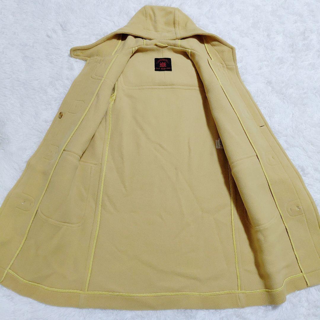 オールドイングランド　ダッフルコート　ヘリンボーン　英国製　イエロー