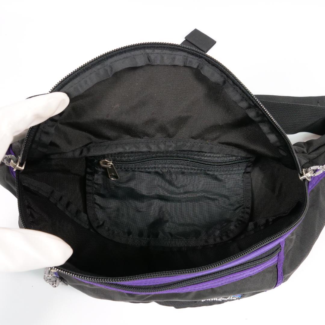 美品✨パタゴニア ボディバッグ ウエストポーチ FA00 ブラック USA製