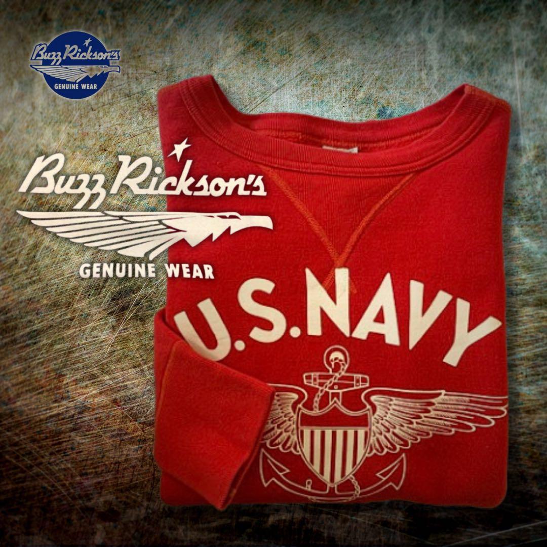 『際立ち◎』Buzz Rickson's(バズリクソンズ)プリントスウェット