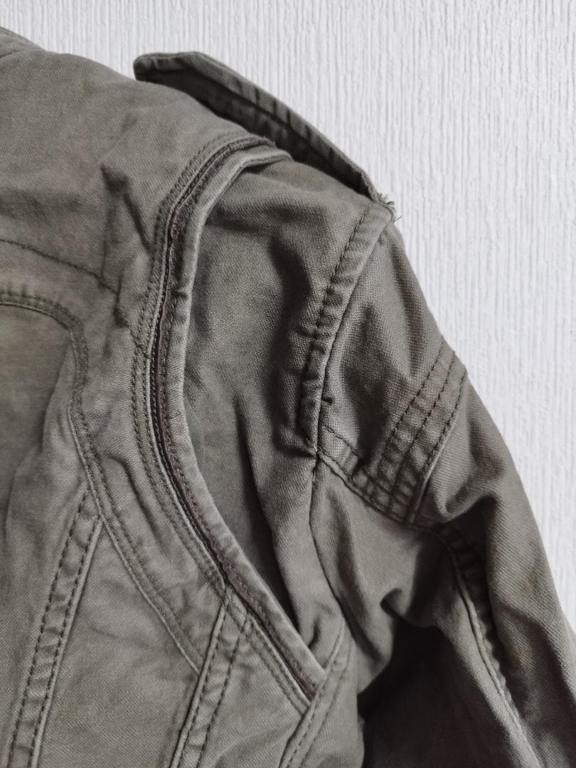 【goa】ミリタリージャケット　カーキ　S