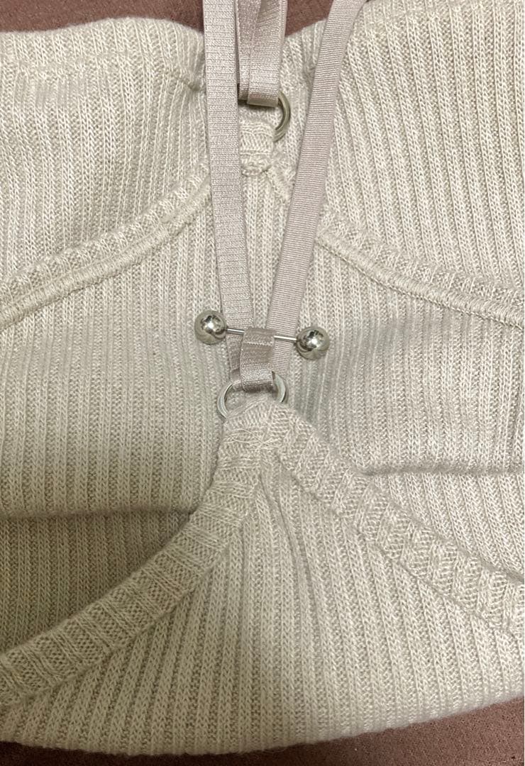 Geminitale ジェミニテール ホルターネックニットキャミソール