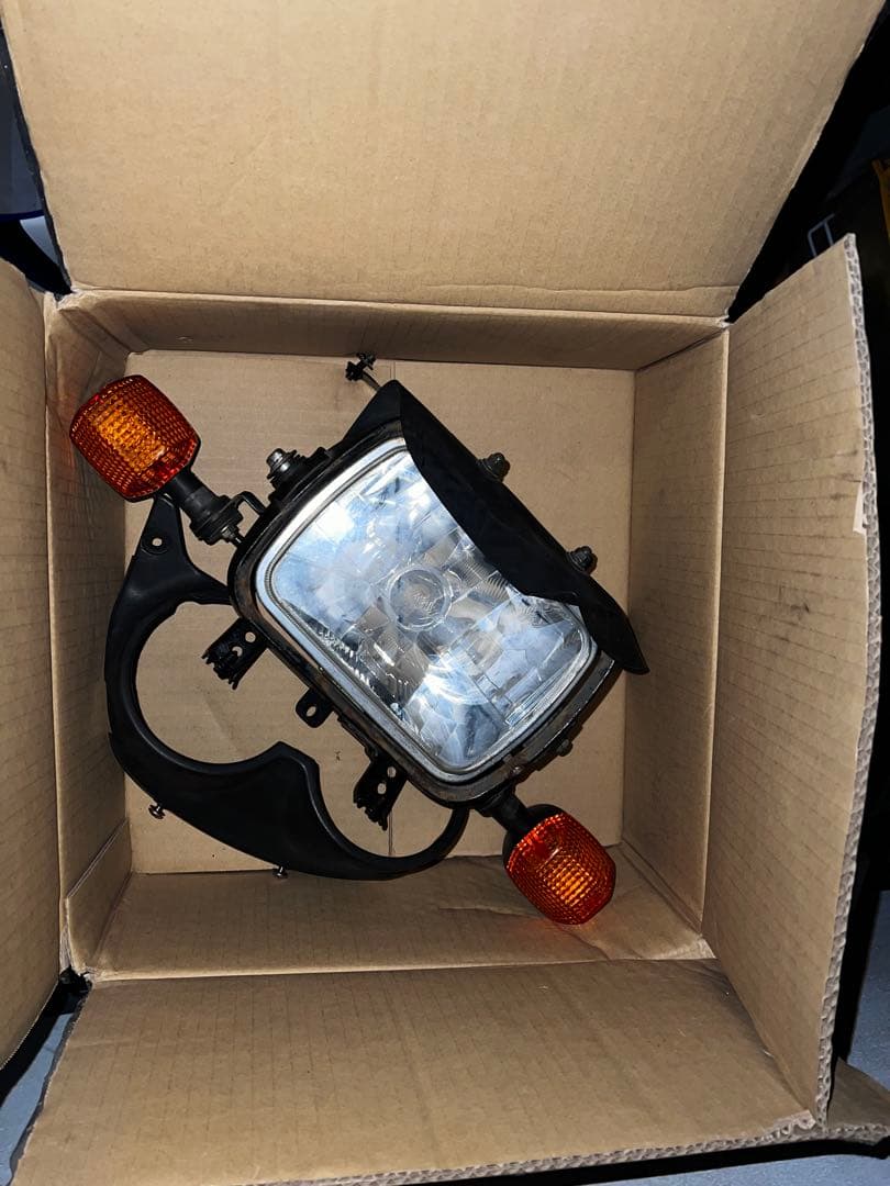 zrx400 純正カウル　ステー　クリアレンズ付き