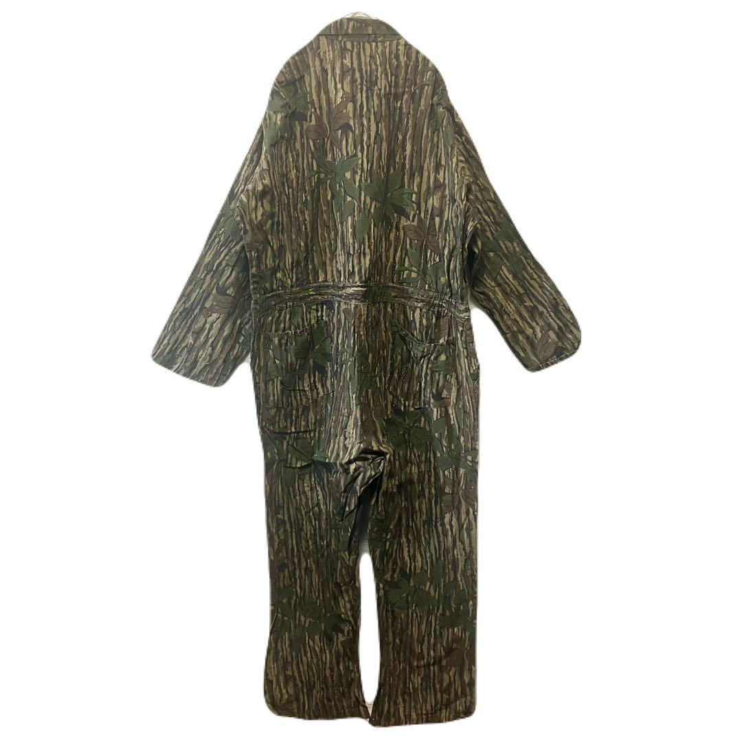 ●Z13【アメリカ製】つなぎ カモフラージュ柄 グリーン系 men's【2XL】
