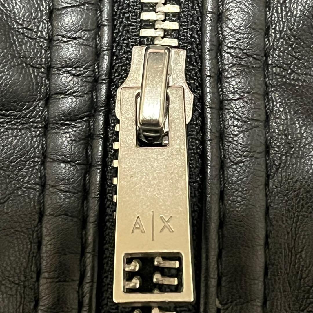 ✨未使用級✨ ARMANI EXCHANGE フェイクレザー ジャケット M