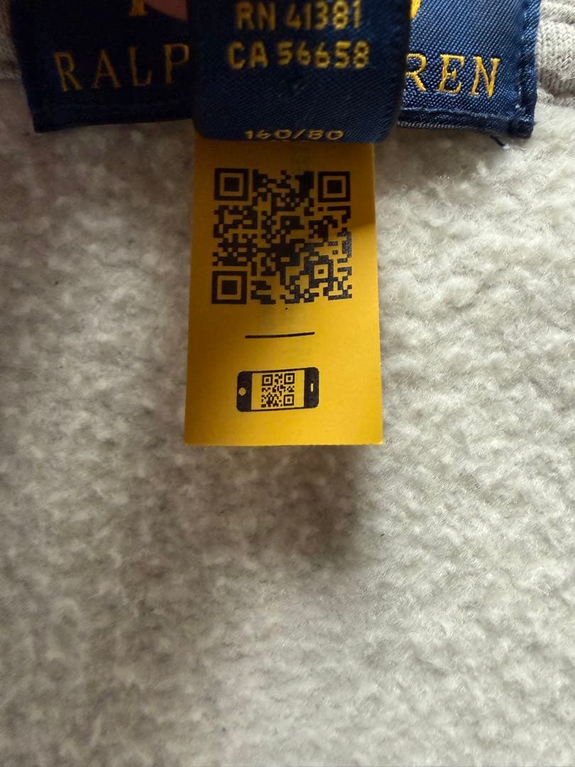 Polo by Ralph Lauren ジップパーカー グレー 現行