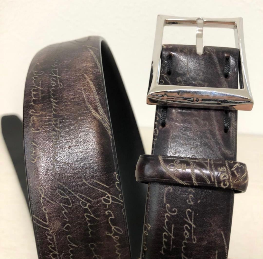 ベルルッティ　Berluti　カリグラフィ　ベルト