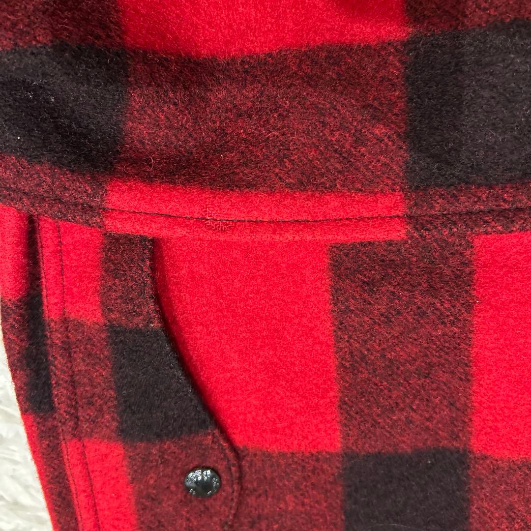 美品　USA製　フィルソン　ダブルマッキーノ　クルーザージャケット　チェック