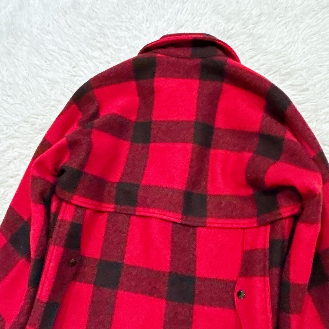 美品　USA製　フィルソン　ダブルマッキーノ　クルーザージャケット　チェック