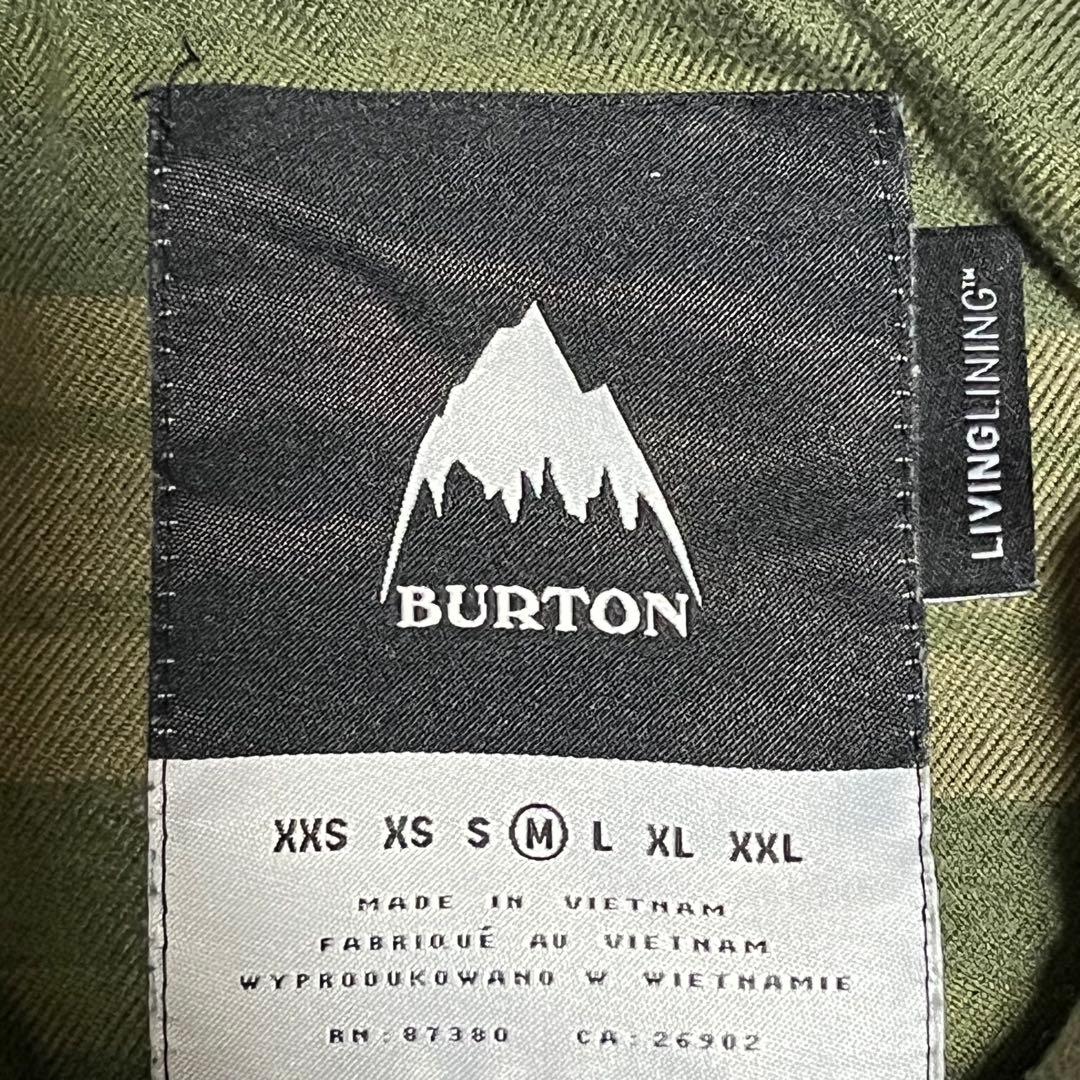 【大人気！】BURTON バートン オリーブ色 ジャケット スノボジャケット M