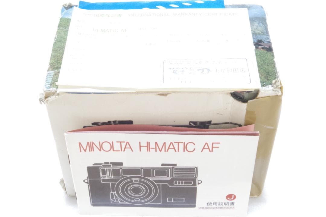 minolta HI-MATIC AF ハイマチック 元箱 保証書 動確済 美品