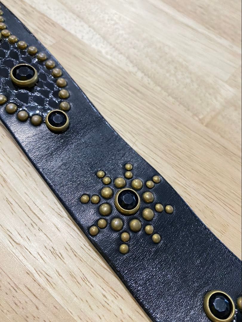 011 boss フォロー割 W34 スタッズ ベルト