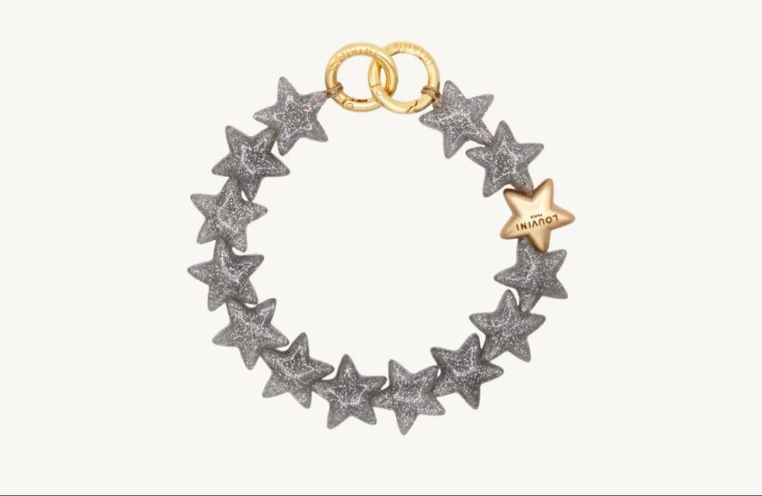 LOUVINI ハンド ストラップ　PETIT ETOILE　SILVER