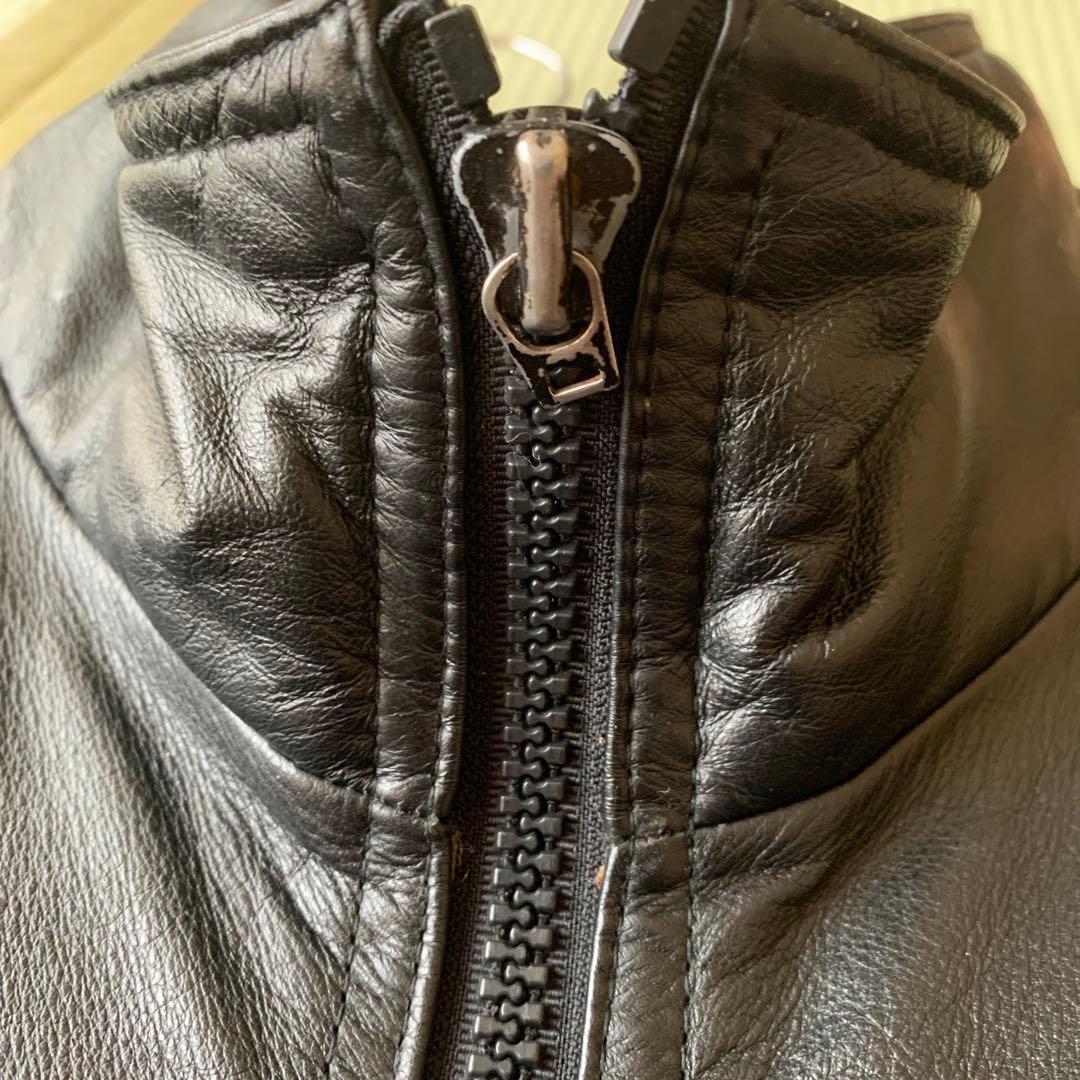 CHICAGOBULLS シカゴブルズ レザー ジャケット M メンズ 古着