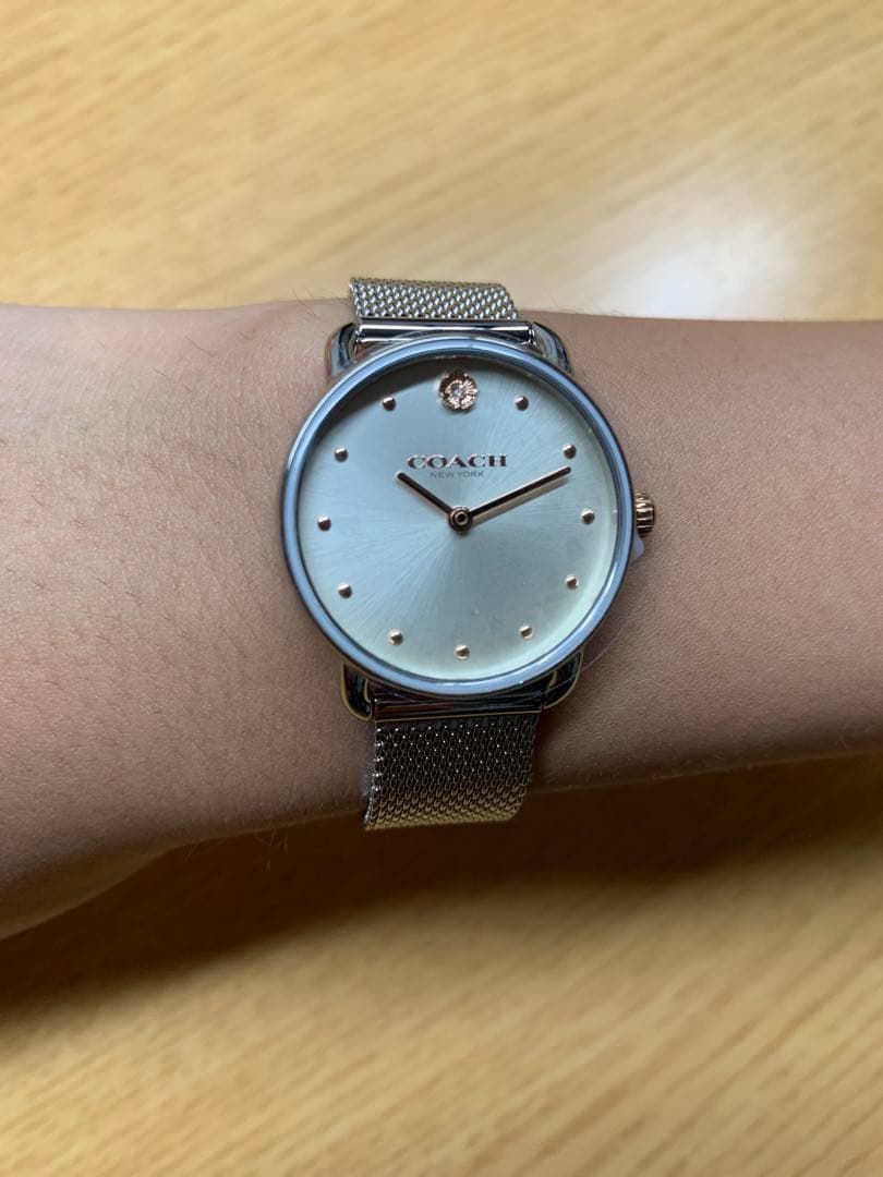 ★夢★ 【COACH】エリオット 28mm サンレイ メッシュベルト