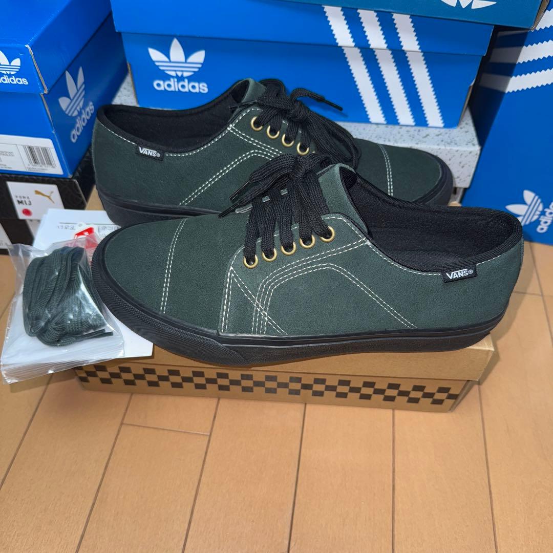 送料込 VANS METROPOLIS ダークグリーン/ブラック