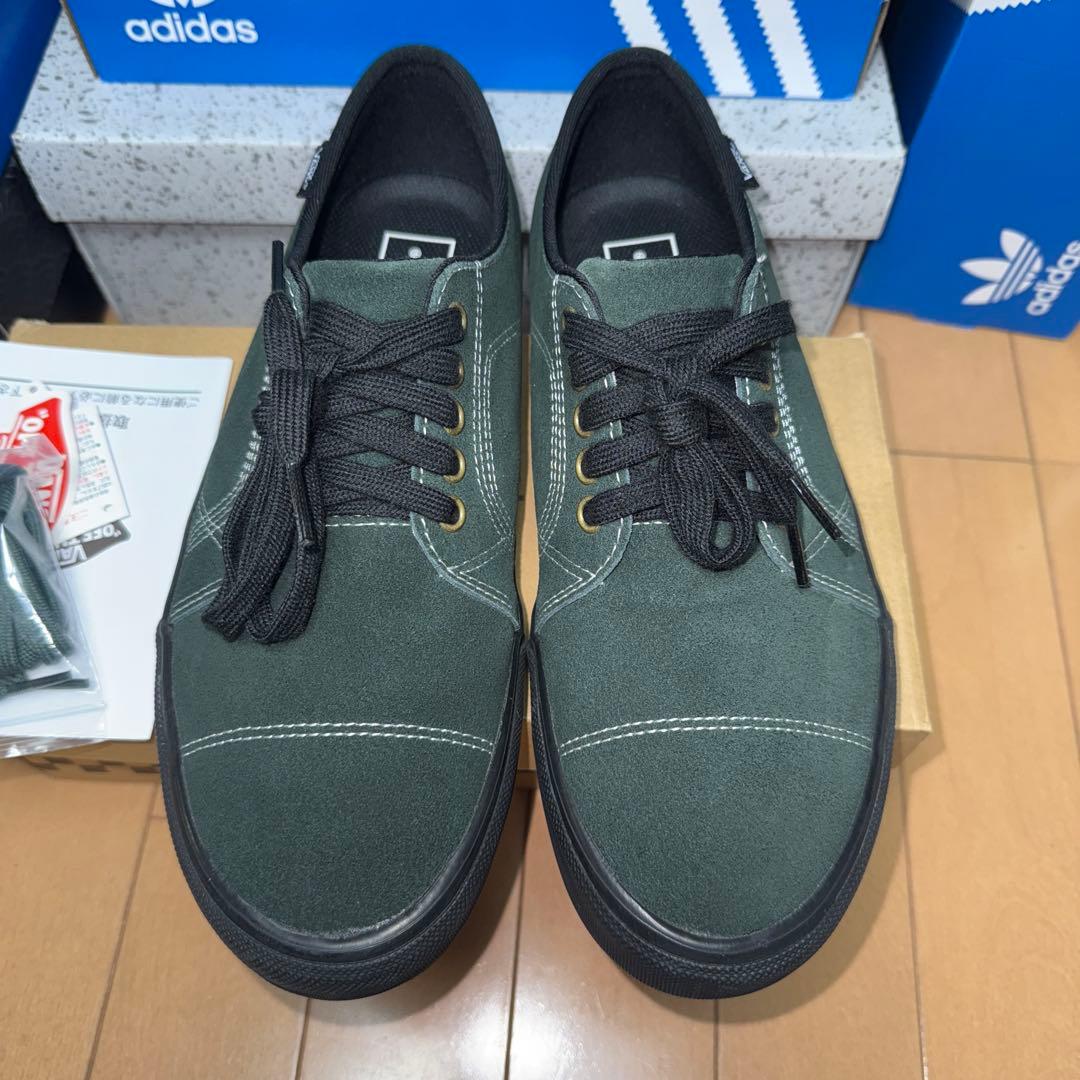 送料込 VANS METROPOLIS ダークグリーン/ブラック