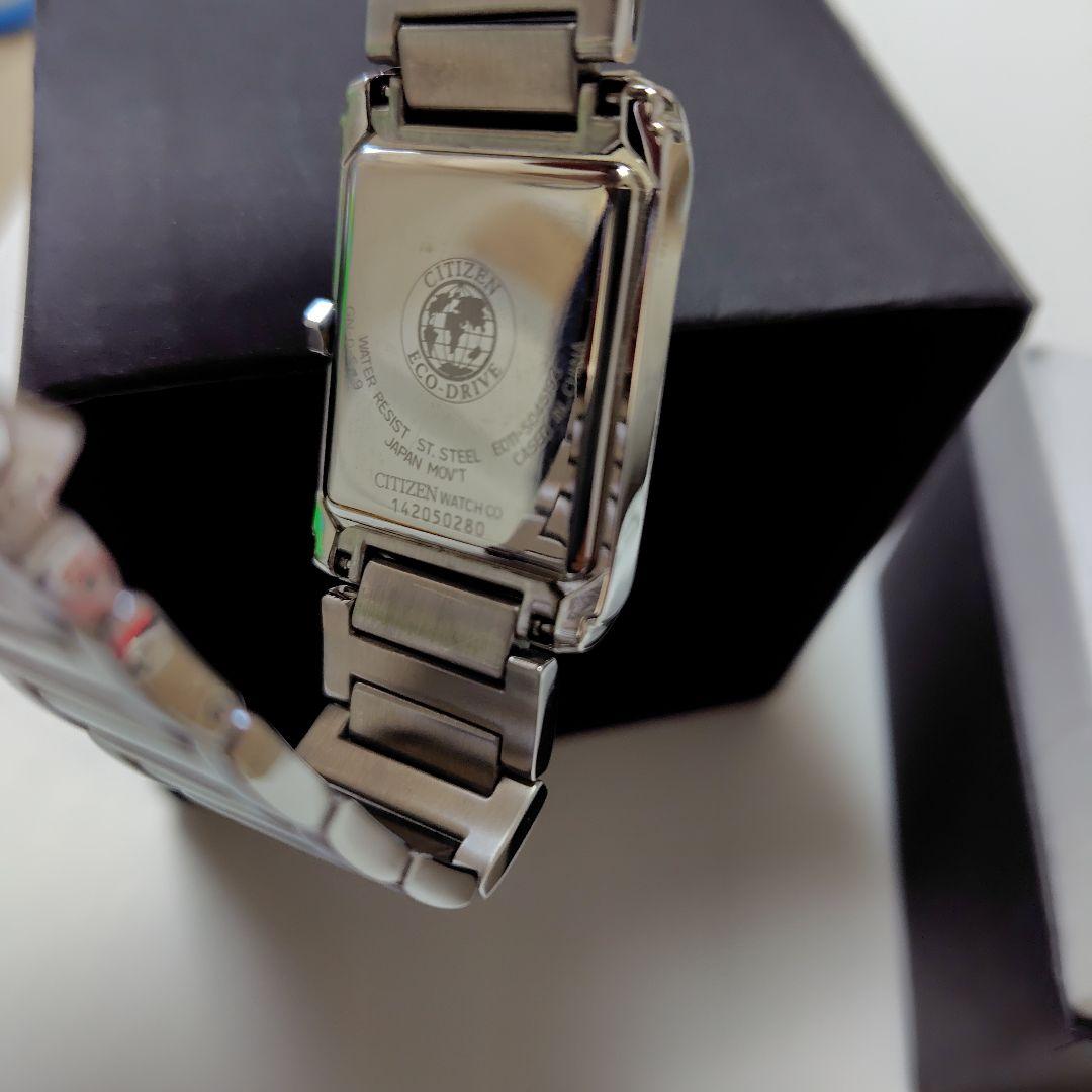 【ソーラー発電】CITIZEN FRA59-2431 四角スクエア型がおしゃれ！