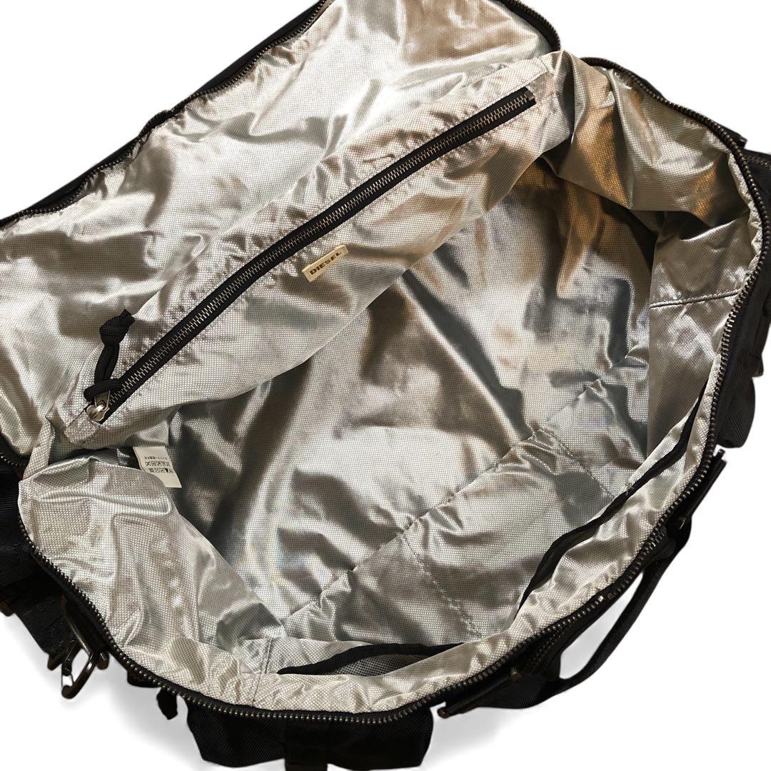 DIESEL ディーゼル 2wayショルダーバッグ ボストン y2k 黒 大容量