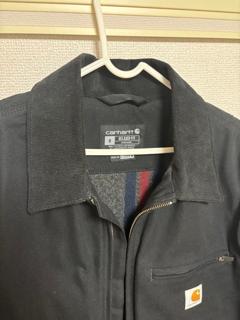 Carhartt デトロイトジャケット カーハート Sサイズ ブラック USA