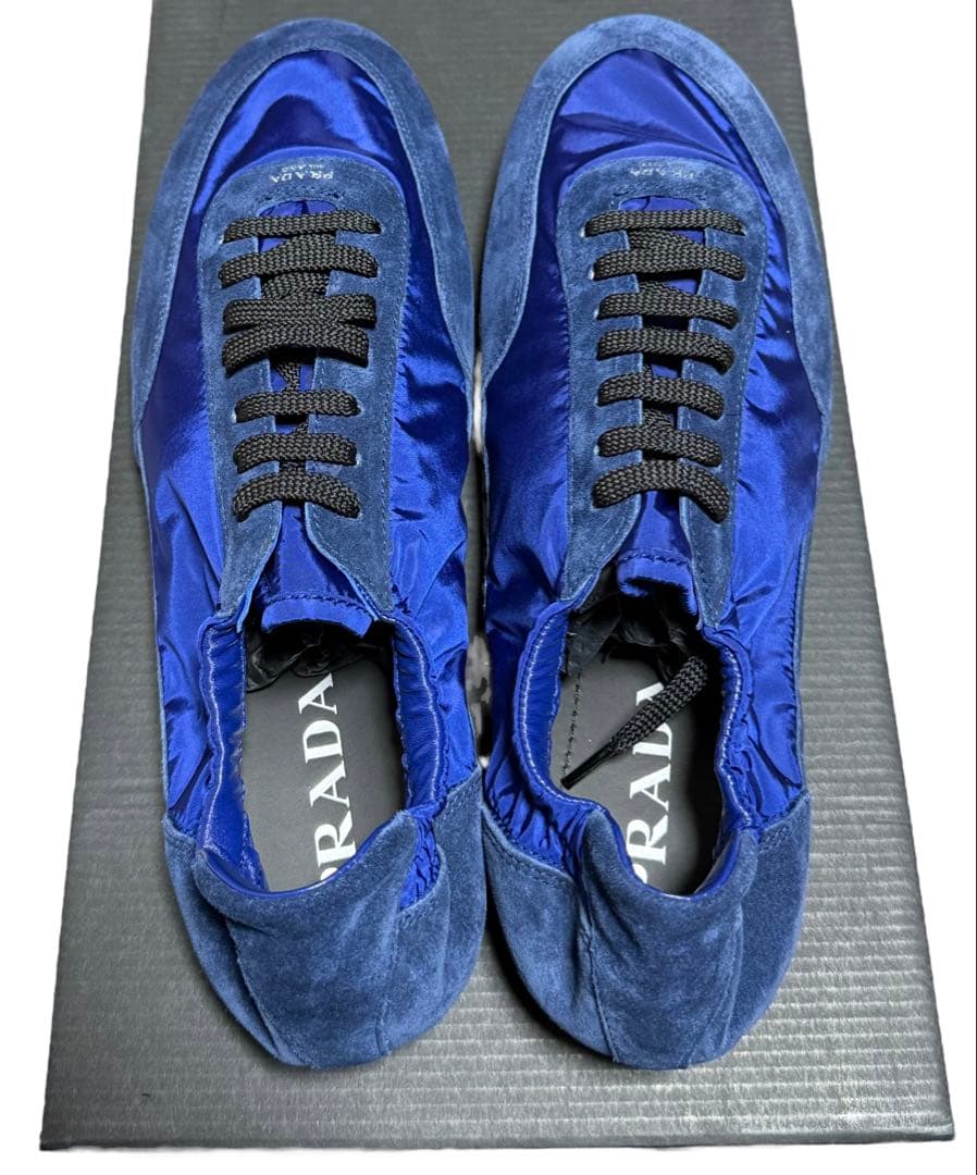 PRADA 25SSコラプス Re-Nylon エラスティックス スニーカー