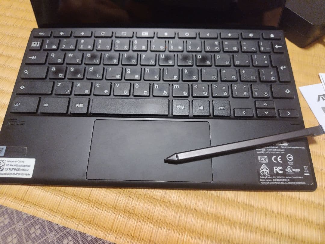 ASUS Chromebook本体 キーボードペン 日本語 CM3000DV