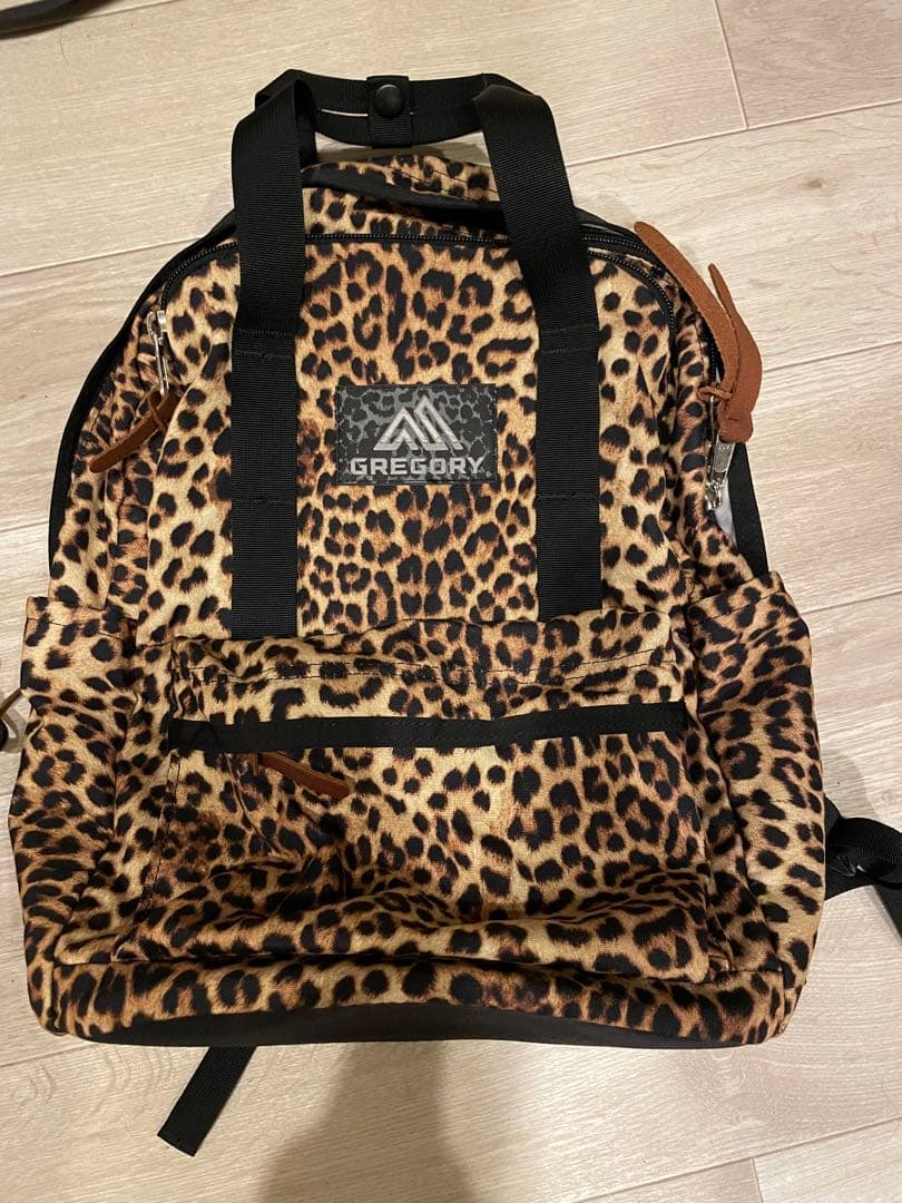 GREGORY ヒョウ柄リュック・ショルダーバッグセット