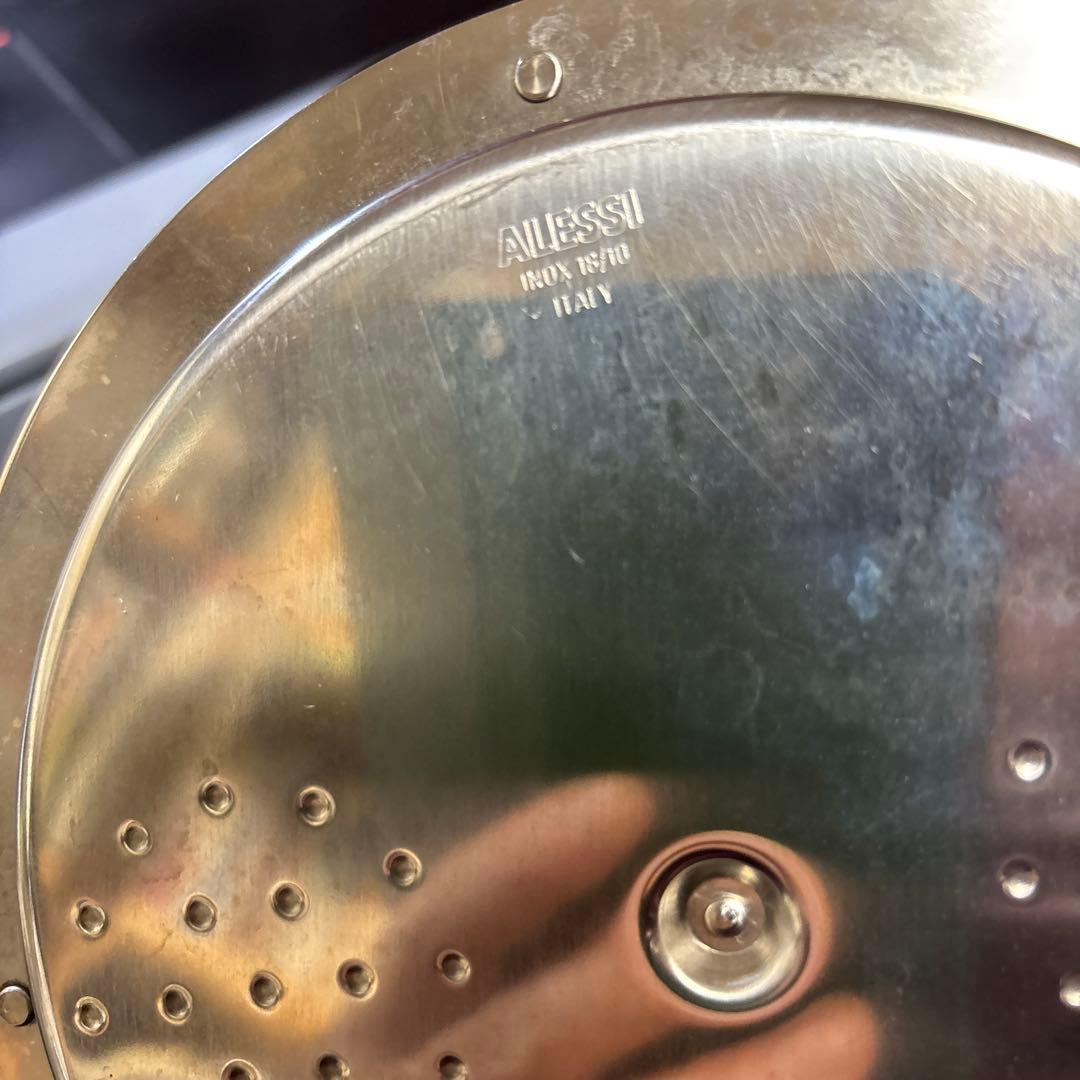 イタリア製ALESSIのガラス製調味料ラック 4個セット