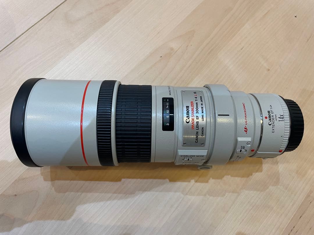 Canon キヤノン EF300mm F4L IS USM エクステンダーセット